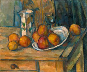 Stillleben mit Milchkrug und Obst, ca. 1900